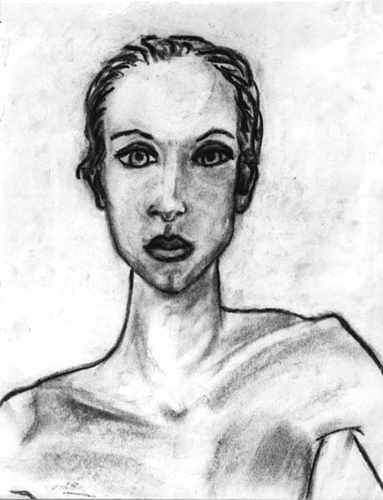 Shannon - Charcoal on Paper_14x11- 1995