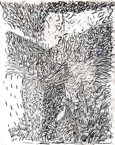 Lake District 6 - Pencil on Paper_ 36x24  2006